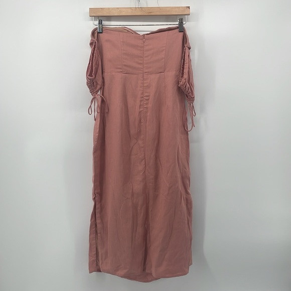 Privacy Please Off Shoulder Dress in Pink S A21 - Picture 2 of 8